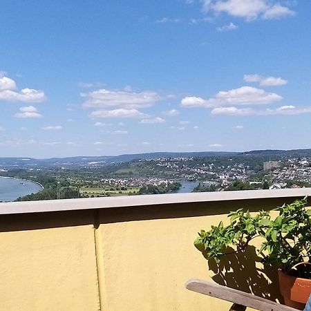 Rheinblick Am Rheinsteig Zur Festung Ehrenbreitstein Mit Balkon Und Sauna Urbar  ภายนอก รูปภาพ